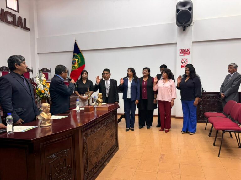 SIDTER Moquegua juramentó a su nueva directiva regional
