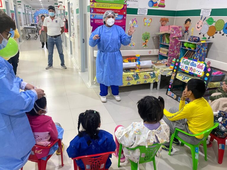 Educación hospitalaria alcanzó a 166 pacientes pediátricos en Moquegua