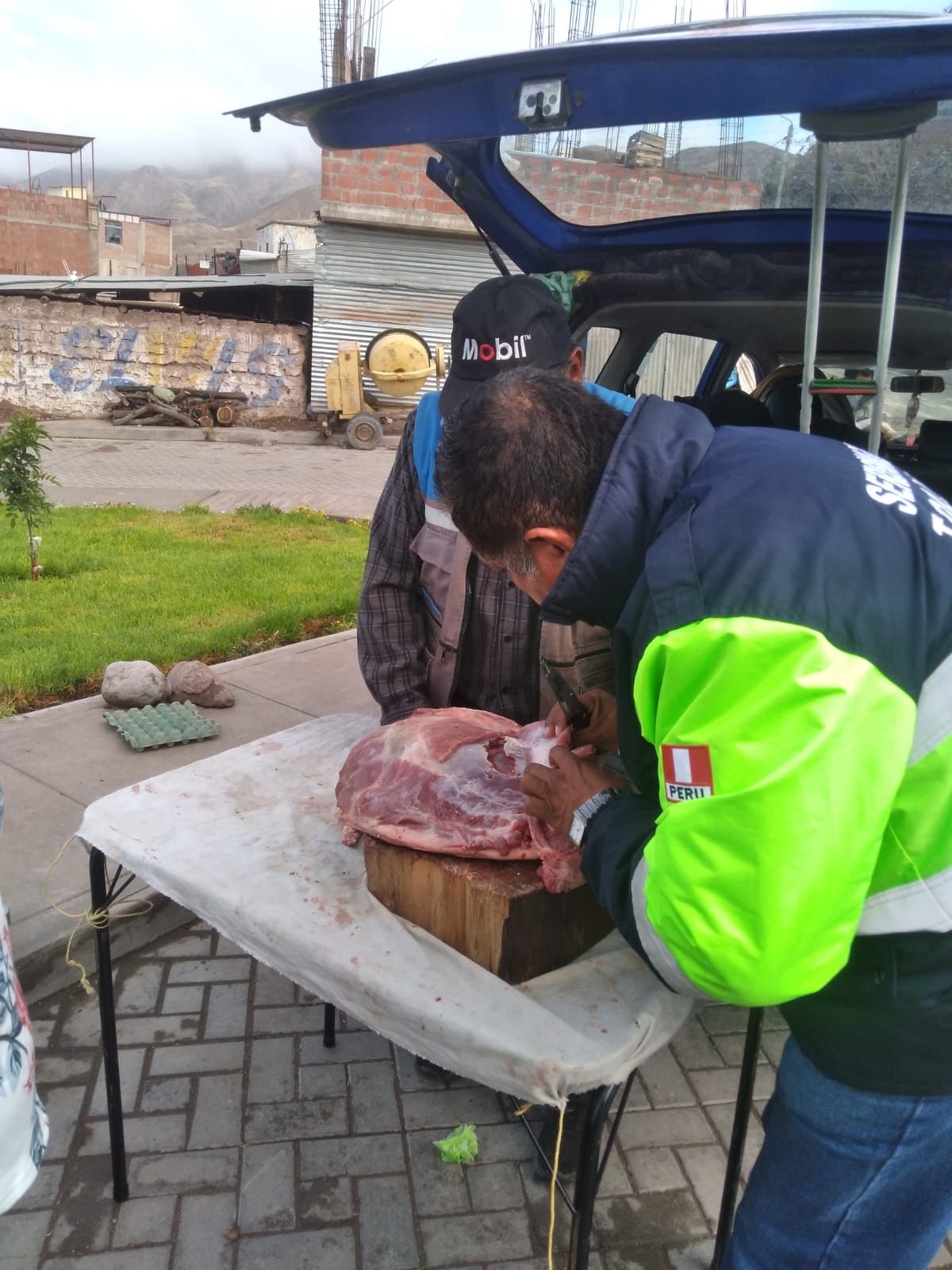 Detectan carne con presuntos signos de sarcosistosis en feria de Yacango 1 Incautan carne en mal estado en Moquegua 22012026 2 La Prensa Regional