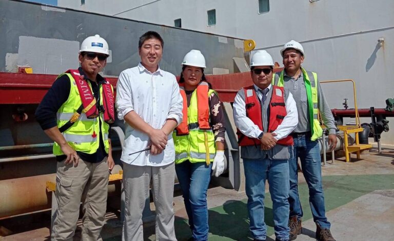 Supervisan sanidad marítima en el Terminal Portuario de Matarani