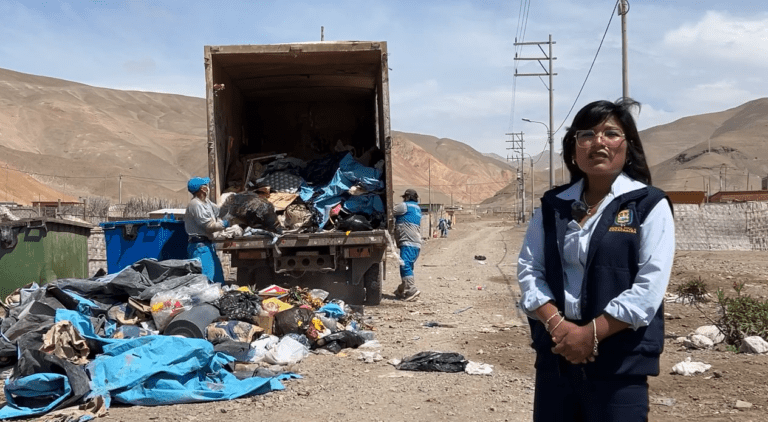 Intervienen sector de El Fiscal por acumulación de basura