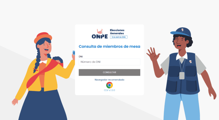 Elecciones Generales 2026: Conozca si fuiste elegido miembro de mesa