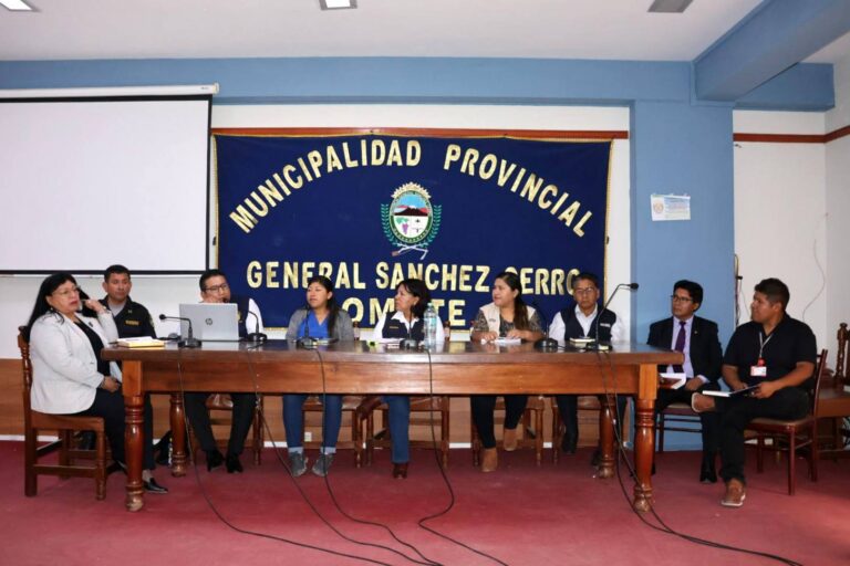 COPROSEC activa reunión de emergencia por hechos de inseguridad en Omate y Puquina