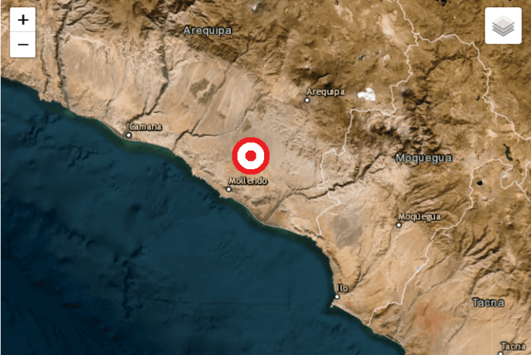 Fue de 3.6 grados: nuevo sismo alarma a mollendinos