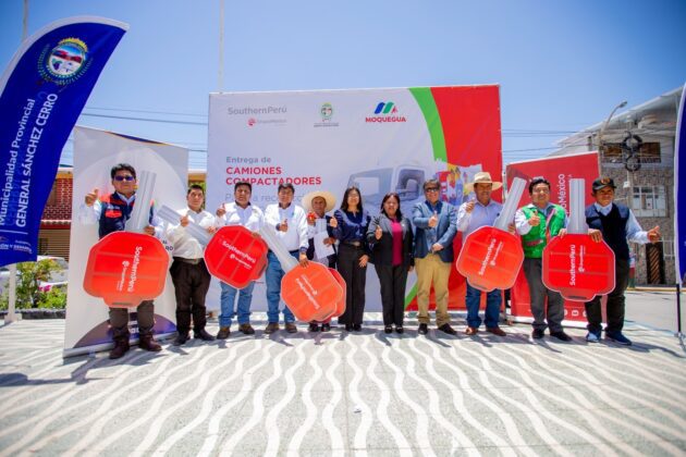 Southern Peru entrega de camiones compactadores provincia General Sanchez Cerro 07012026 2 La Prensa Regional