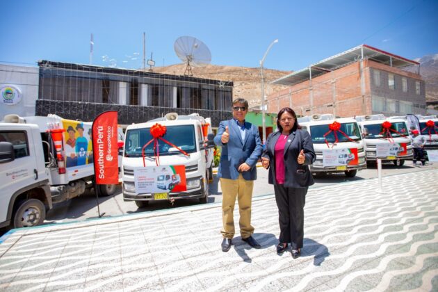 Southern Peru entrega de camiones compactadores provincia General Sanchez Cerro 07012026 8 La Prensa Regional