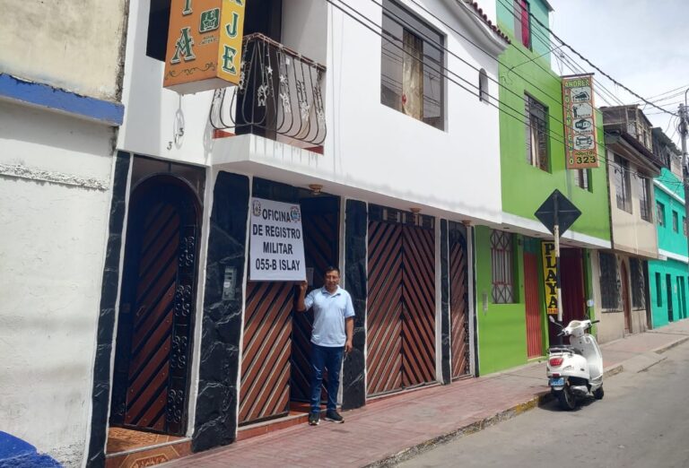 Oficina de Registro Militar 55-B Islay cambia de sede en Mollendo     