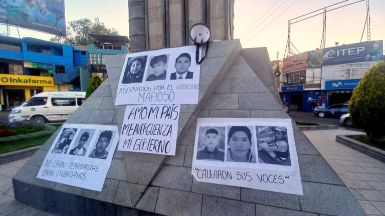 Vigilia en Moquegua recordó a víctimas de las protestas en Juliaca