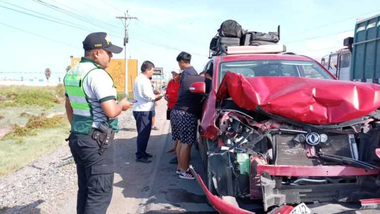 Choque por alcance en la Costanera deja heridos al ingreso a Mejía
