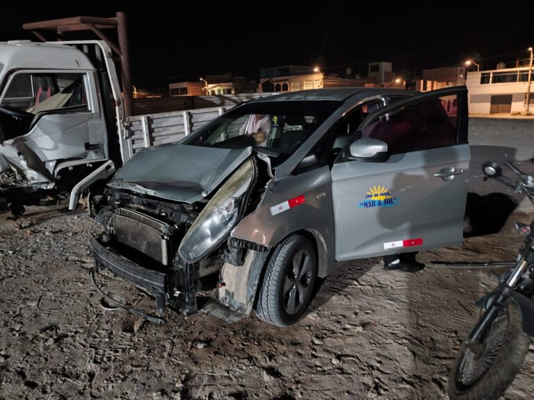 Choque por alcance deja cuatro personas heridas en las lomas de Ilo