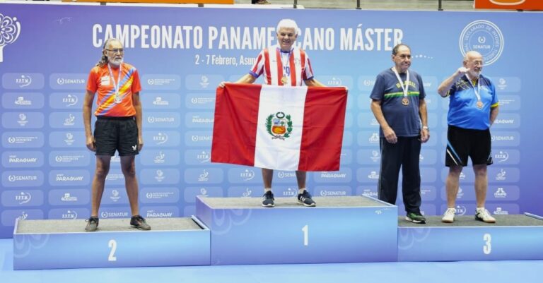 Tenis de mesa: Amador Núñez gana medalla de oro en Panamericano de Paraguay