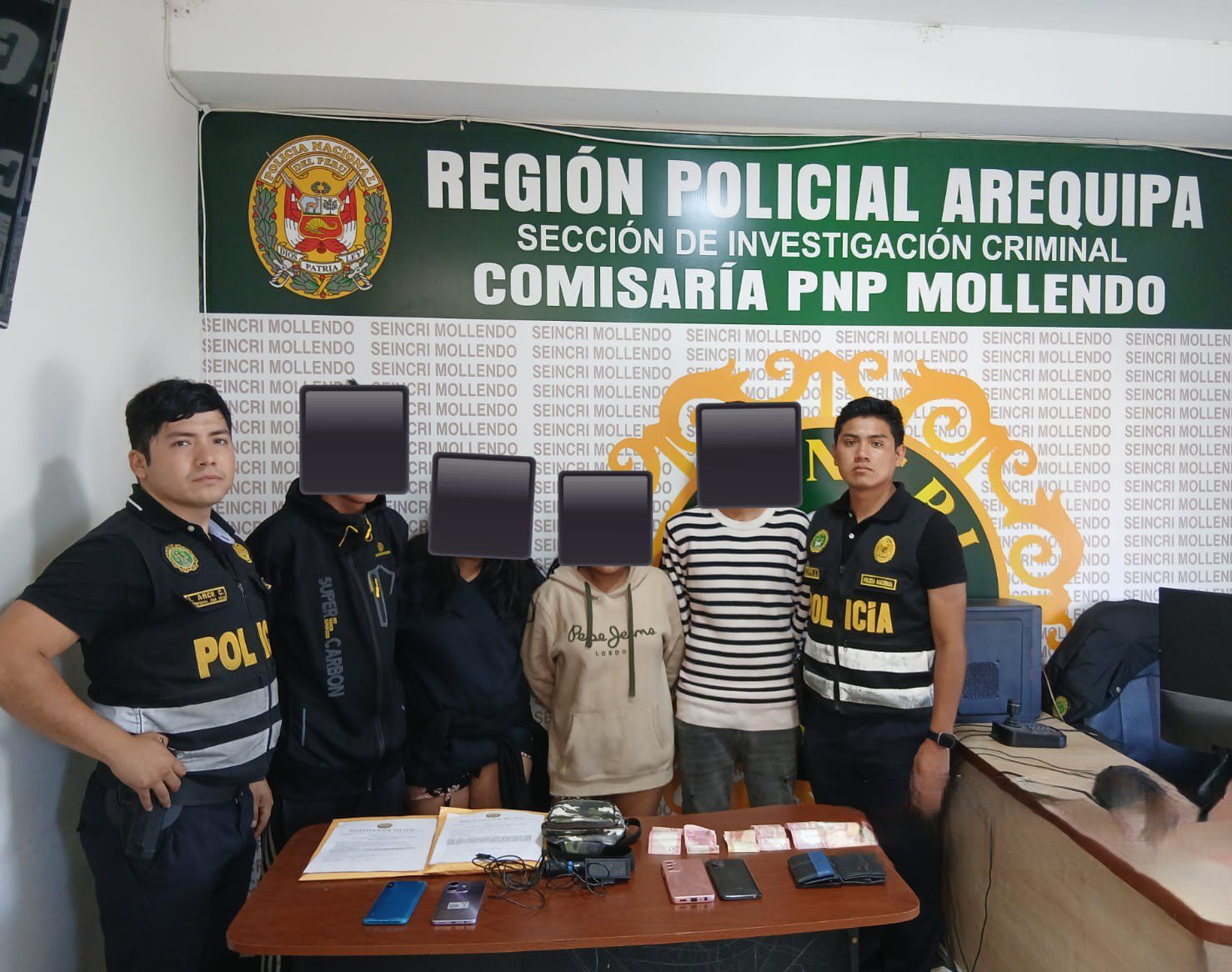 “Los Traviesos de Arequipa”: PNP Mollendo detiene a seis por hurto agravado en playas 2 Captura Los Traviesos de Arequipa policia Mollendo 19022026 2 La Prensa Regional