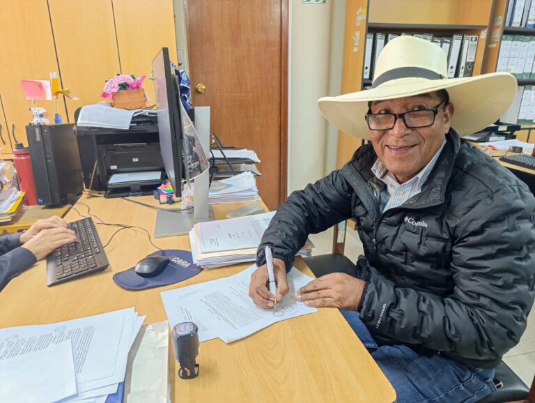 MPI y GRA suscriben convenio para ejecución de obras viales en El Toro