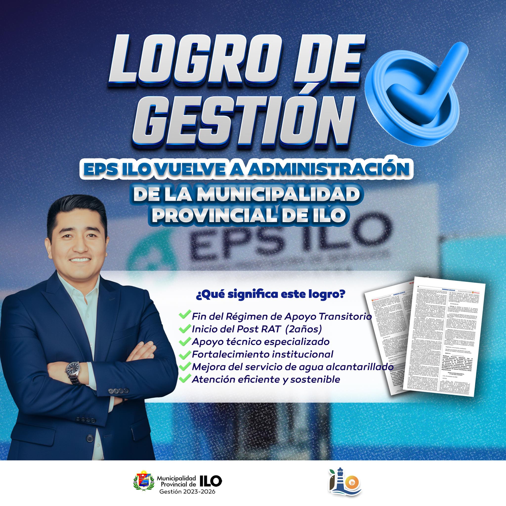 EPS Ilo retorna a la administración de la Municipalidad Provincial de Ilo 1 EPS Ilo retorna a la MPI 2 23022026 La Prensa Regional