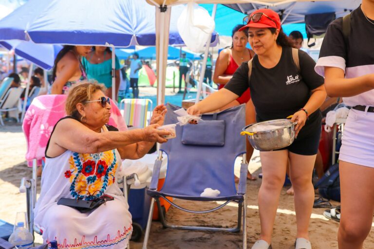 Se distribuyeron 700 degustaciones en el festival del perico en la caleta Centeno