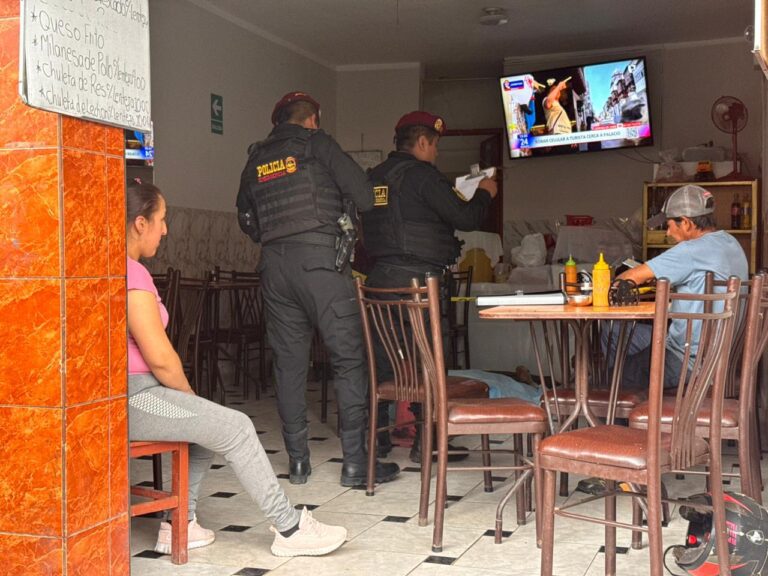 Varón fallece al interior de restaurante en Moquegua
