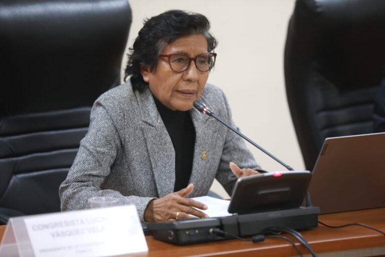 Falleció la congresista Lucinda Vásquez Vela a los 67 años
