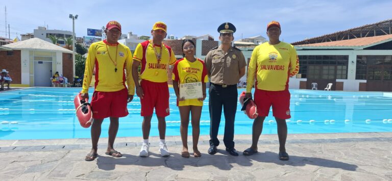 Mejía: 49 niños se gradúan como “mini salvavidas” en vacaciones útiles de la PNP