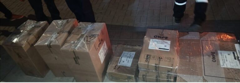 ODPE Mollendo recibe material para capacitación electoral