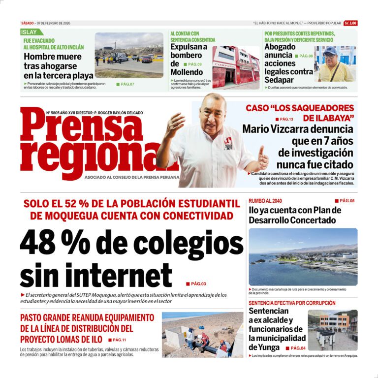 La Prensa Regional – Sábado 07 de febrero de 2026