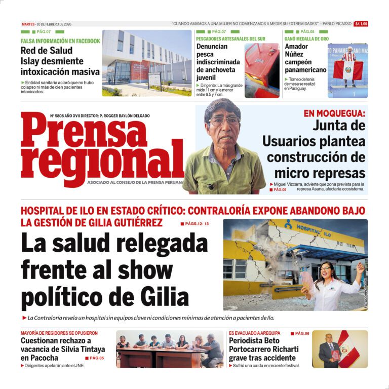 La Prensa Regional – Martes 10 de febrero de 2026