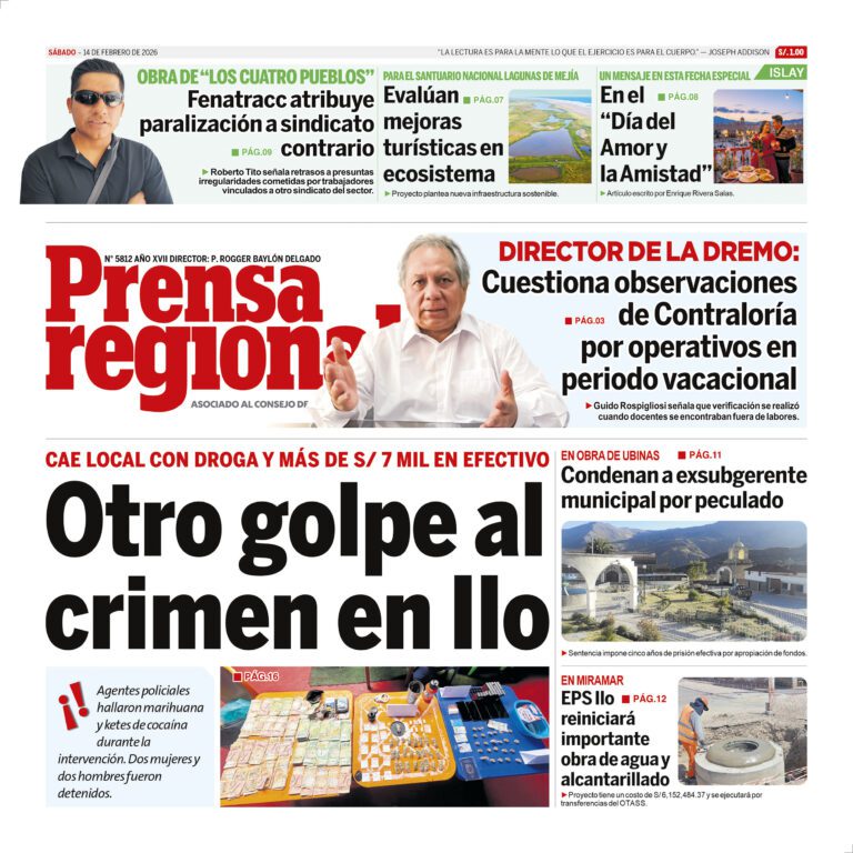 La Prensa Regional – Sábado 14 de febrero de 2026