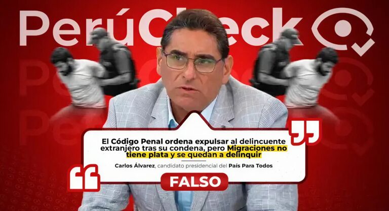 No todos los delincuentes extranjeros que cumplen condena tienen que ser expulsados del país, como dijo el candidato Carlos Álvarez
