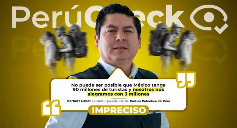 Es imprecisa la afirmación de Herbert Caller sobre el turismo en México y el Perú