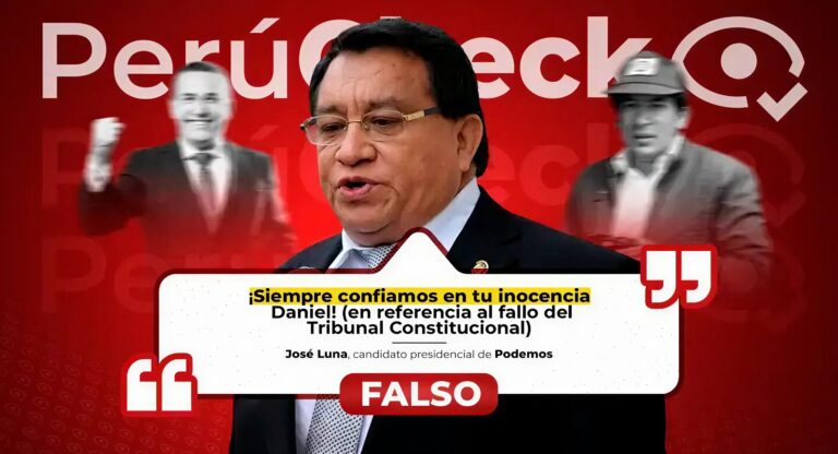 ¿El TC declaró inocente a Daniel Urresti? Es falsa la implicación de José Luna
