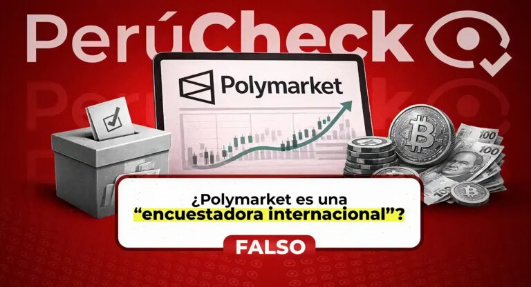 Polymarket: es falso que sea una encuestadora. Se trata, más bien, de un mercado de predicciones