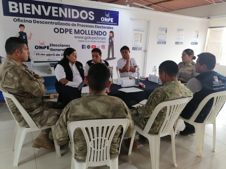 Coordinan acciones para garantizar elecciones en Islay