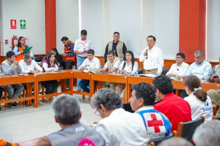 Gobierno central dispone acciones por emergencia en Arequipa