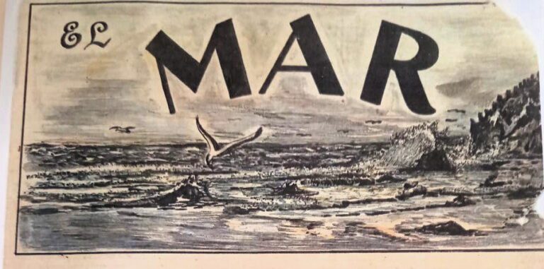 En 1987 se editaron dos números de la revista periodística “El Mar”