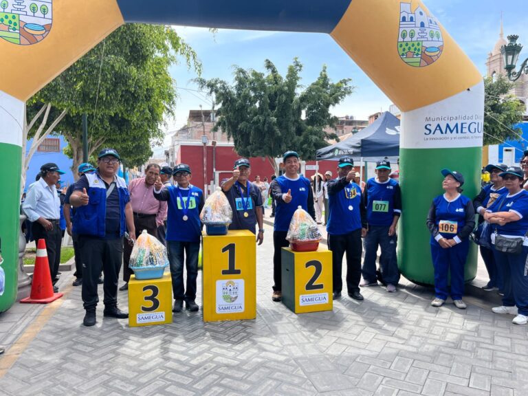 Más de 150 adultos mayores participaron con entusiasmo en la carrera ‘Corre por el Agua’