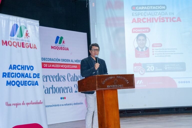 Archivo Regional de Moquegua inicia ciclo de capacitaciones en archivística