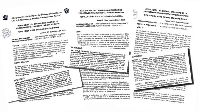 Funcionario traído desde Puno a El Algarrobal tiene impedimento legal y antecedentes de sanciones