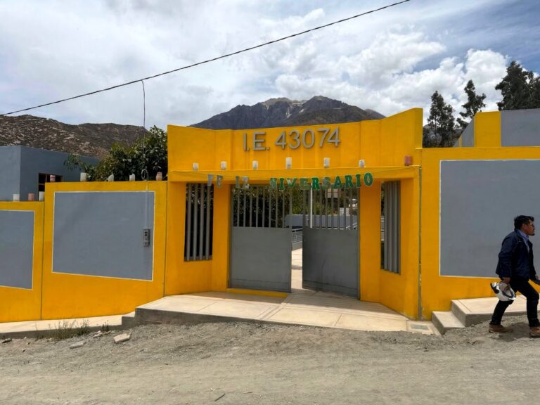 Liquidan obra escolar de S/ 3.2 millones en Omate sin documentación completa