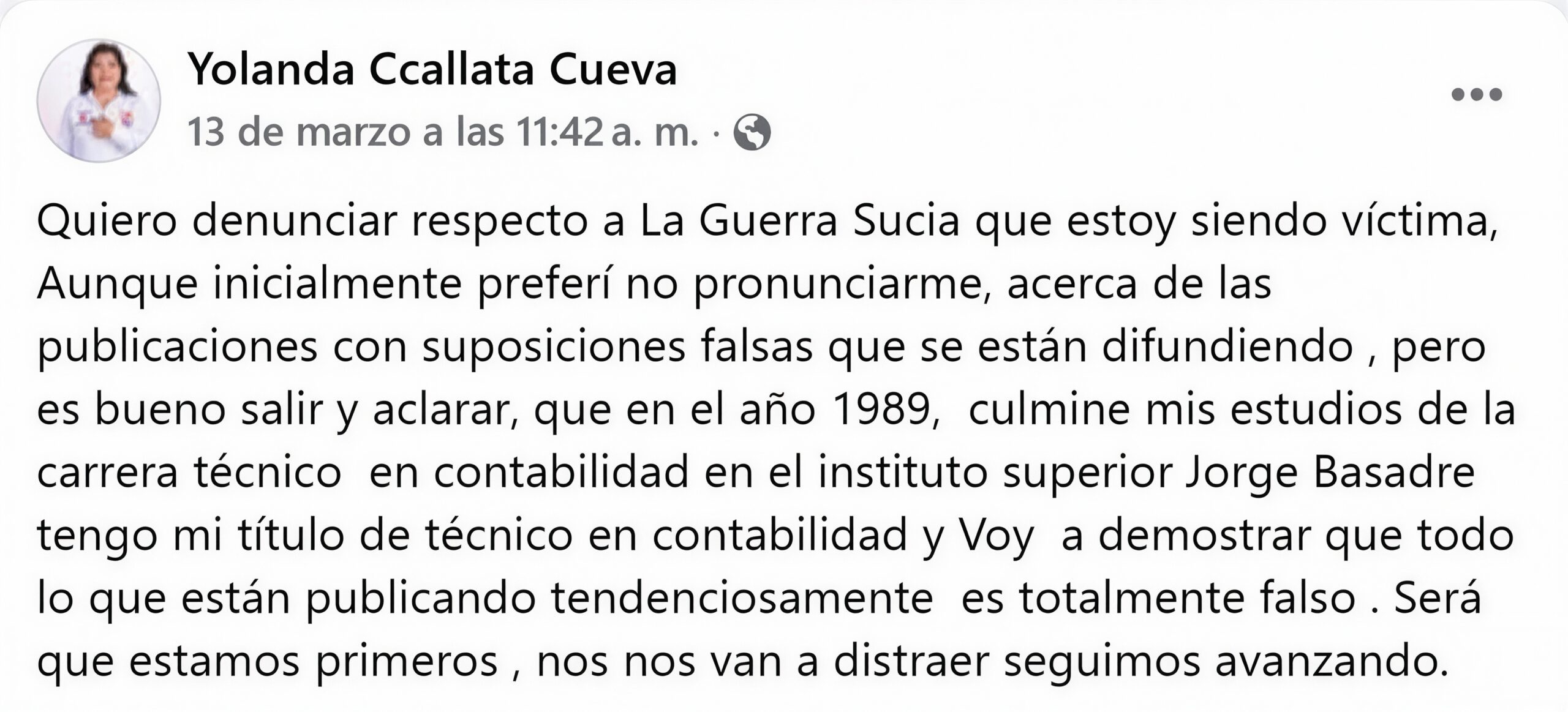 ¿Guerra sucia o favores políticos con recursos del Estado? 1 Contratacion Yolanda Callata Inf. 02 16032026 3 Pronunciamiento Yolanda scaled La Prensa Regional