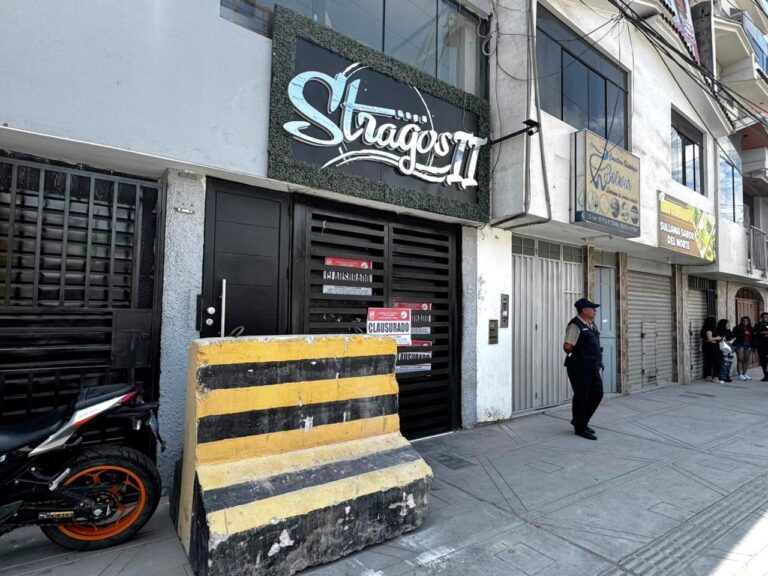 Clausuran local Stragos II en el centro poblado de San Francisco