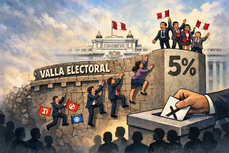 La antagónica valla electoral