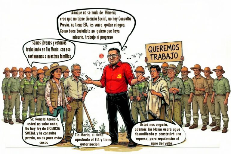 Las mentiras del político Ronald Atencio en el valle de Tambo