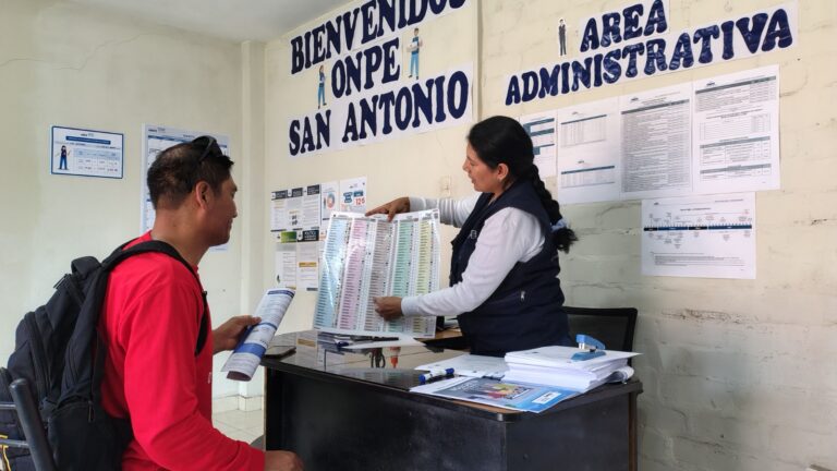 ODPE Ilo y ODPE Mariscal Nieto habilitan oficinas distritales y de centros poblados