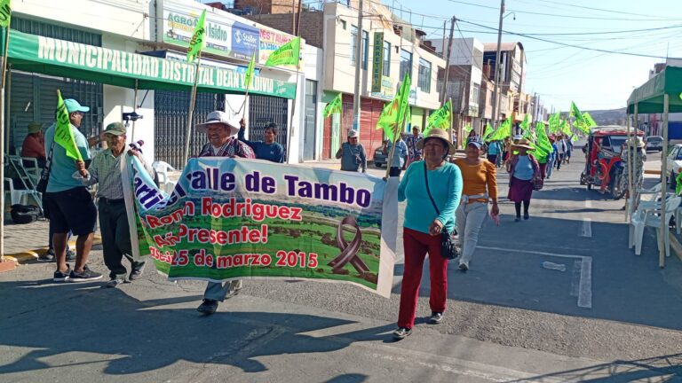 Opositores a Tía María inician huelga indefinida en el valle de Tambo
