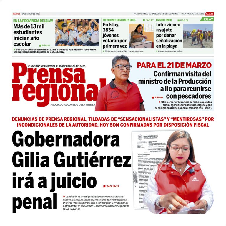La Prensa Regional – Martes 17 marzo de 2026