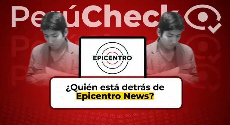 ¿Quién está detrás de Epicentro News? La cuenta desinformadora que confundió a Martha Chávez