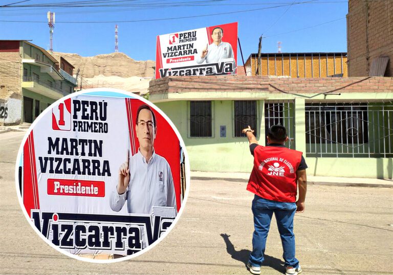 Perú Primero insiste en el engaño: presenta a Martín Vizcarra como candidato sin estar inscrito y en prisión