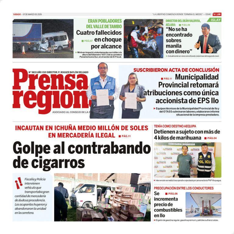 La Prensa Regional – Sábado 07 de marzo de 2026