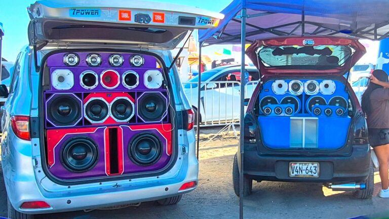 Autos “tuneados” se exhibieron en Punta de Bombón