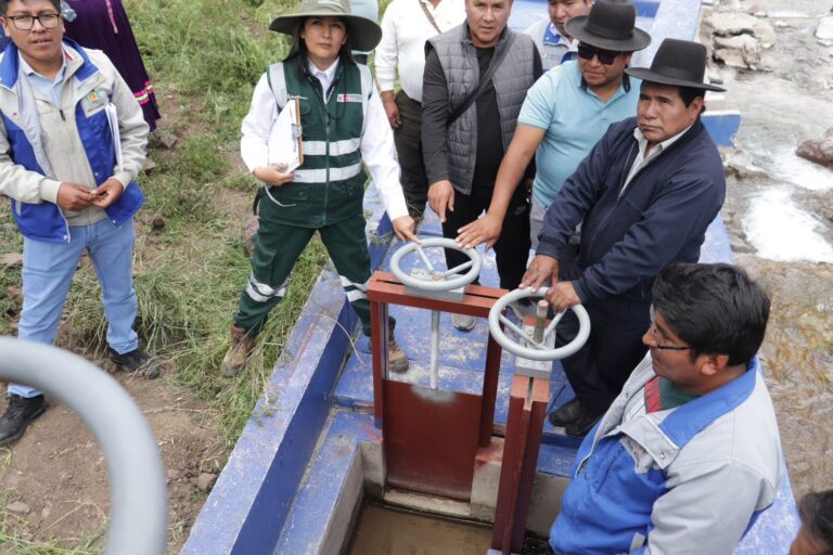 ALA realizó verificación técnica sobre captación de agua para la capital del distrito de Ichuña