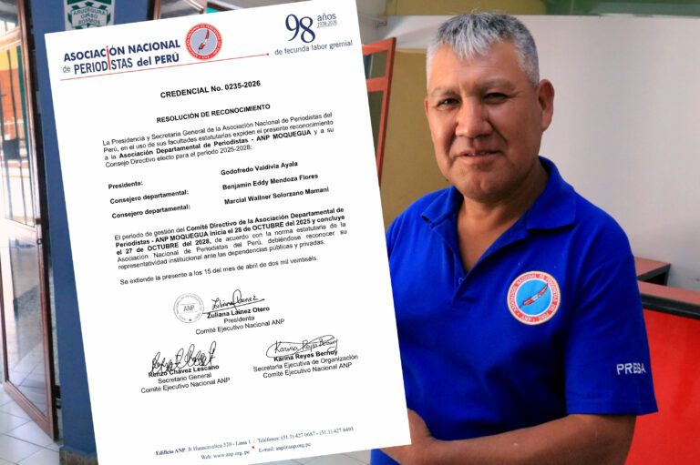 ANP oficializa a nueva Junta Directiva departamental en Moquegua